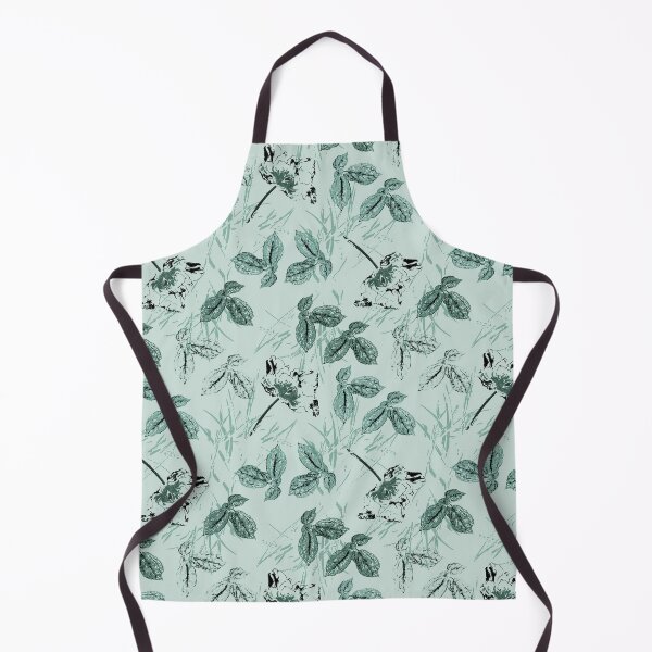 Item preview, Georgiana Floral in soft pine green tint designed and sold by ncxadair.