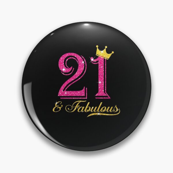 Item preview, 21st Birthday Girl Fabulous Princess Shirt Fitted T-Shirt designed and sold by SaraPorte.
