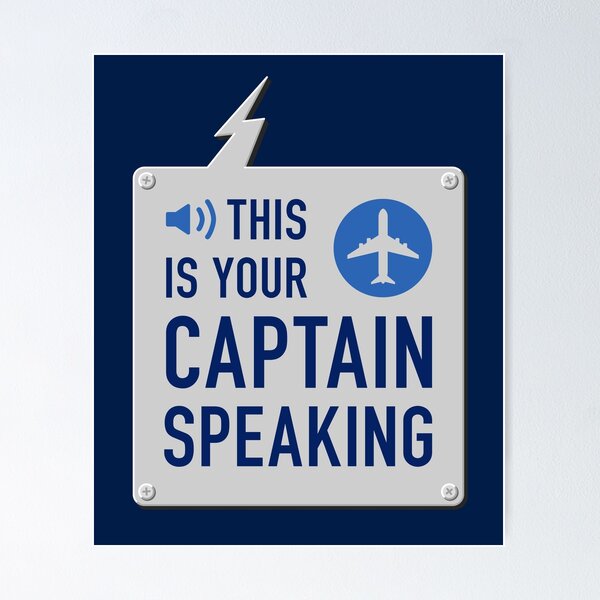 Item preview, This Is Your Captain Speaking - Jet Airplane Pilot designed and sold by ClickForMore.
