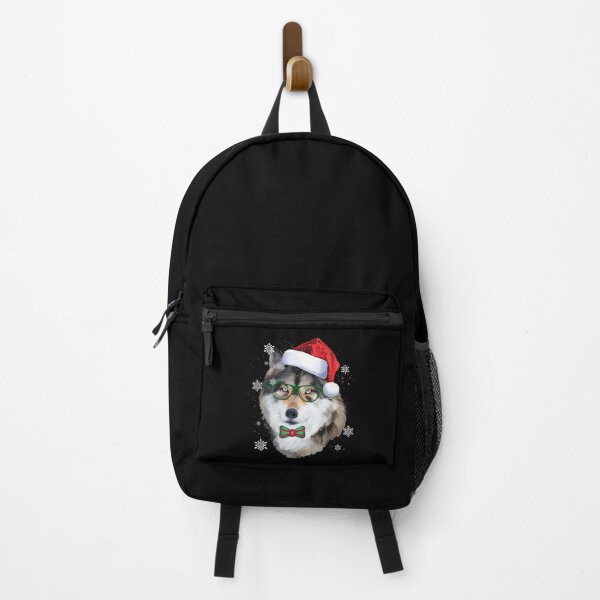 Item preview, Smile Face Furry Genius Wolf Bow Tie Christmas Santa Hat designed and sold by Barnissim.