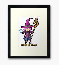 Level 20 Witch Framed Print