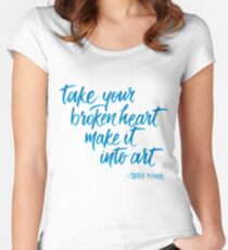Make it into art Fitted Scoop T-Shirt