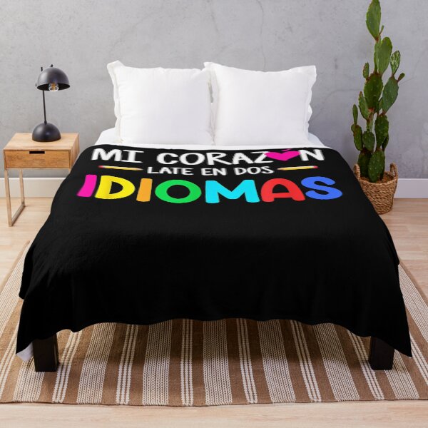Item preview, Mi Corazon Late En Dos Idiomas Bilingual Spanish Teacher designed and sold by TheSpottedDogAp.