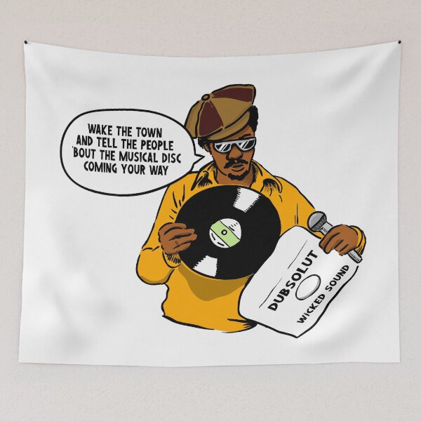 Item preview, Wake the town reggae designed and sold by kingmadstudio.