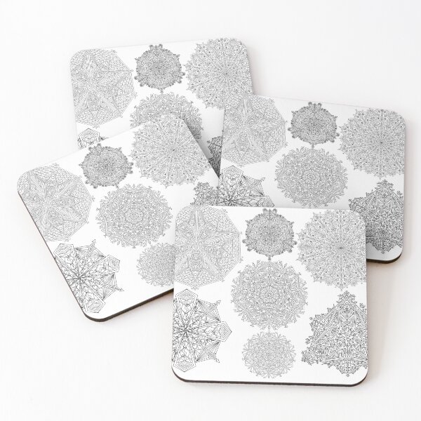 Item preview, Line Mandalas on White designed and sold by RnssncCo.
