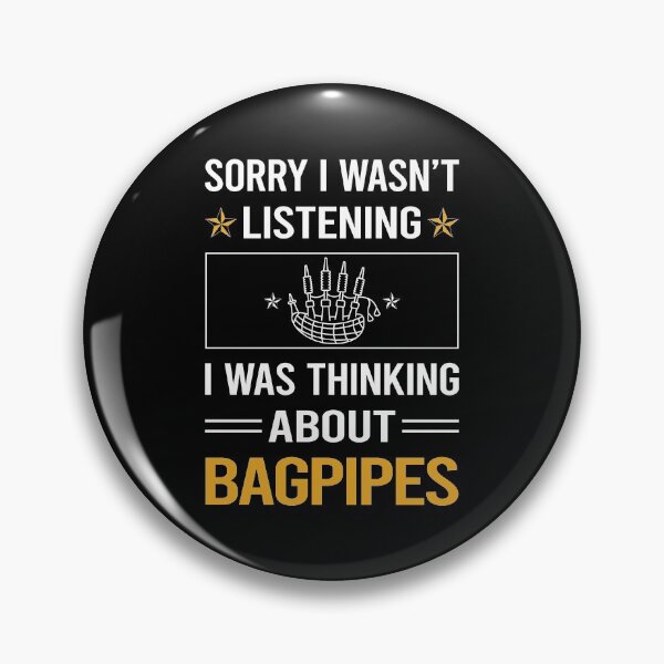 Item preview, Funny Listening Bagpipe Bagpipes Bagpiper designed and sold by jiggleterrified.