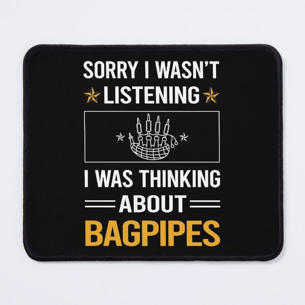 Item preview, Funny Listening Bagpipe Bagpipes Bagpiper designed and sold by jiggleterrified.