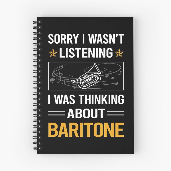 Item preview, Funny Listening Baritone designed and sold by jiggleterrified.