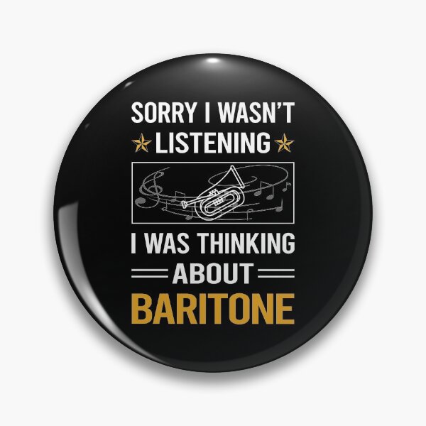 Item preview, Funny Listening Baritone designed and sold by jiggleterrified.