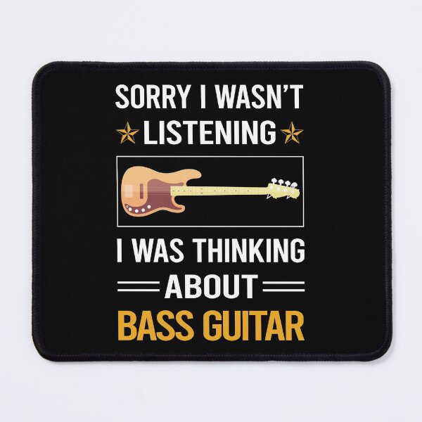 Item preview, Funny Listening Bass Guitar designed and sold by jiggleterrified.