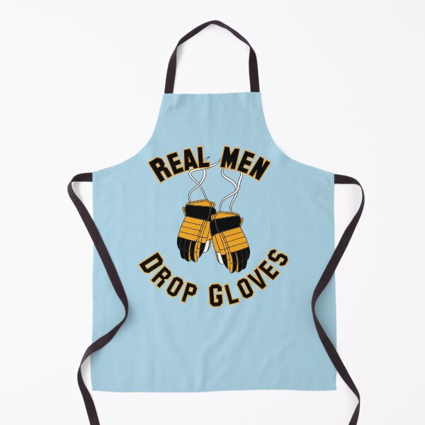 Item preview, Ice Hockey, Real Men Drop Gloves - Yellow & Black Sticker designed and sold by AlexanderNick.