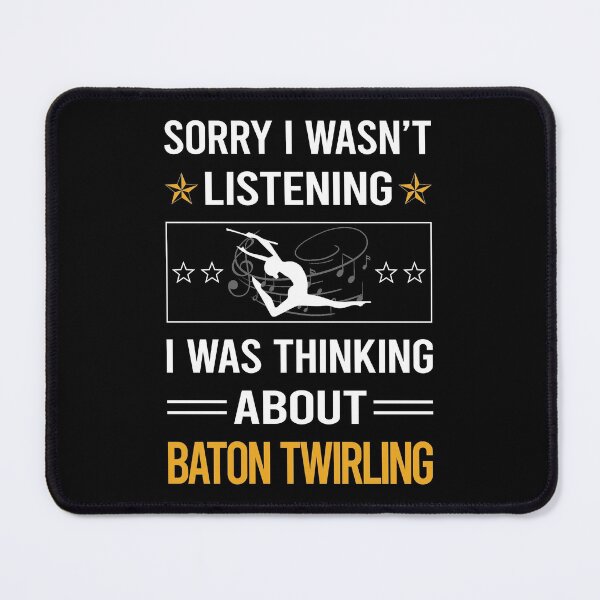 Item preview, Funny Listening Baton Twirling Twirl Twirler designed and sold by jiggleterrified.