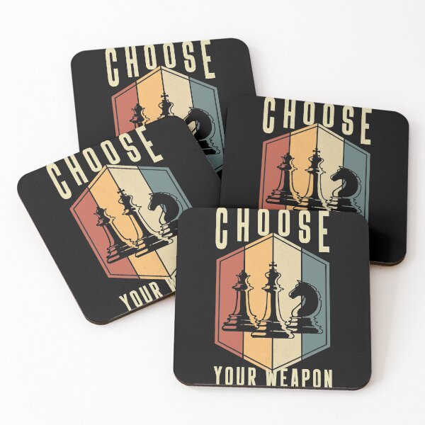 Item preview, Choose Your Weapon Gag Chess Gifts Chess Players  designed and sold by GreenHoodt.