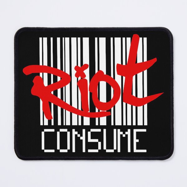 Item preview, RIOT! (don't consume) designed and sold by 2Girls1Shirt.