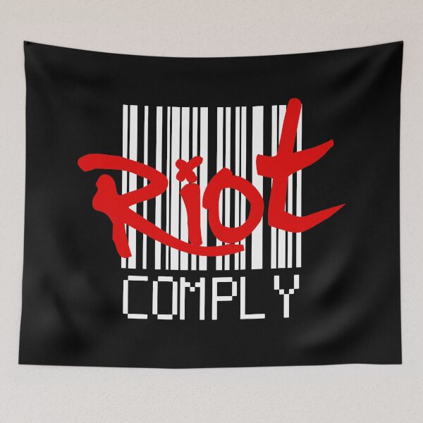 Item preview, RIOT! (don't comply) designed and sold by 2Girls1Shirt.