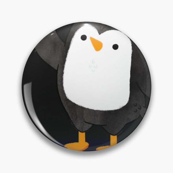 Item preview, Steve Penguin making Pizza Sticker designed and sold by LuleveraQorraj.