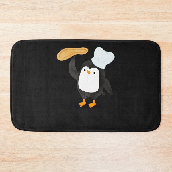 Item preview, Steve Penguin making Pizza Sticker designed and sold by LuleveraQorraj.