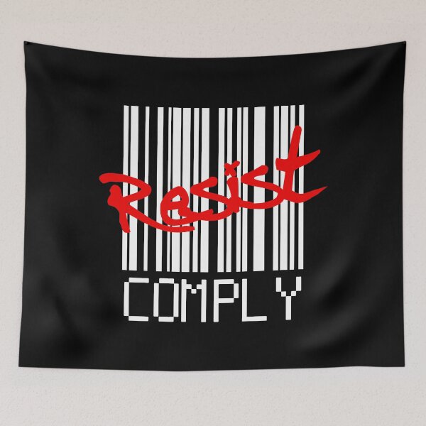 Item preview, RESIST! (don't comply) designed and sold by 2Girls1Shirt.