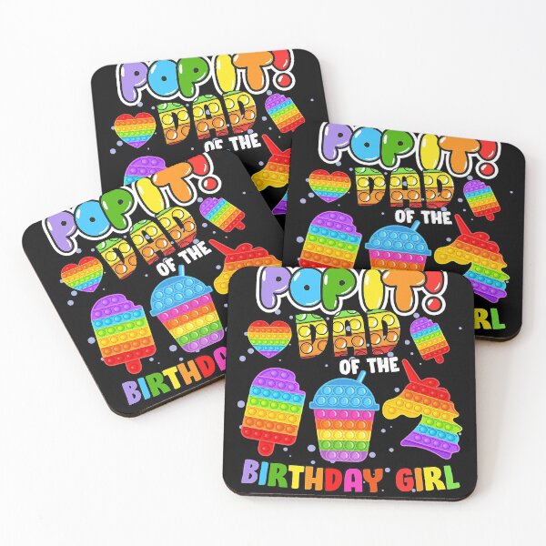 Item preview, Pop It Dad of the Birthday Girl Fidget Kids Matching Family designed and sold by TheSpottedDogAp.