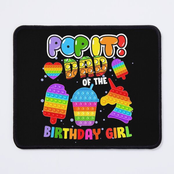 Item preview, Pop It Dad of the Birthday Girl Fidget Kids Matching Family designed and sold by TheSpottedDogAp.