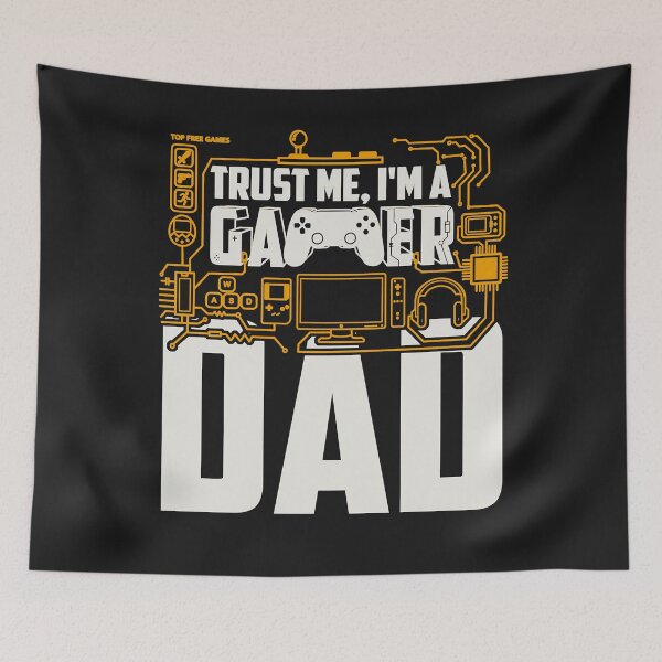 Item preview, Funny Gamer Dad Essential T-Shirt designed and sold by GARYHUMPHREY6.