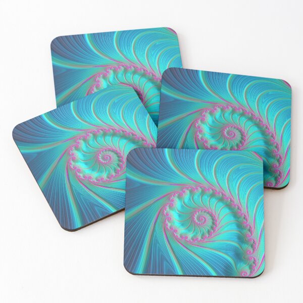 Item preview, Teal Hyperloop - Geometric Art  designed and sold by Jillianamatt.