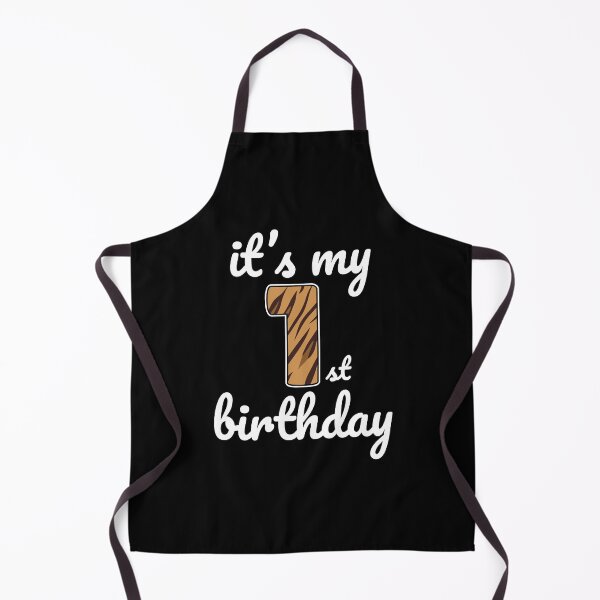 Item preview, Its my birthday, 1st Birthday Tiger Print, Kid Tiger 1st Birthday, 1 Year Old Wild Animal, Number One Safari Zoo designed and sold by singRsong.