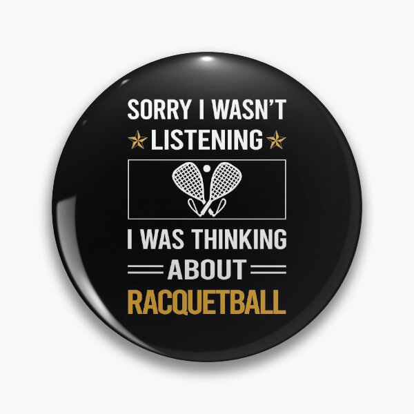 Item preview, Funny Listening Racquetball designed and sold by RandalDavis.