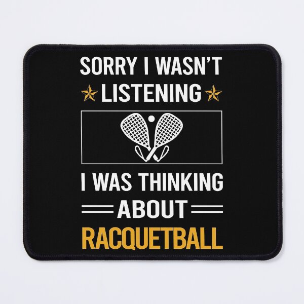 Item preview, Funny Listening Racquetball designed and sold by RandalDavis.