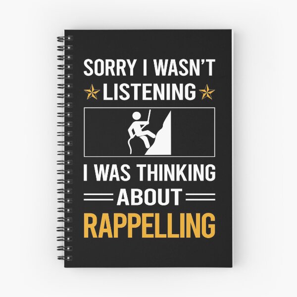 Item preview, Funny Listening Rappelling Rappel designed and sold by RandalDavis.