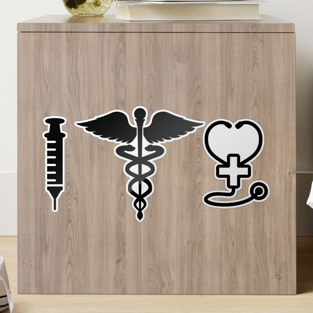 Nurse Stethoscope Sticker – Scenic Route Design Co.