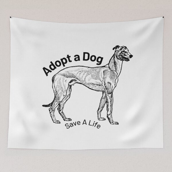 Item preview, Adopt A Dog Save A Life designed and sold by CraftyAnimal.