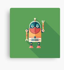 Robot Tourist Canvas Print