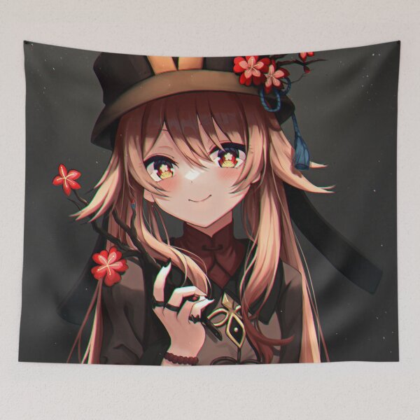 Artikelvorschau, Niedlicher Hu Tao Genshin Impact Pyro-Charakter entworfen und verkauft von genshinwaifus.