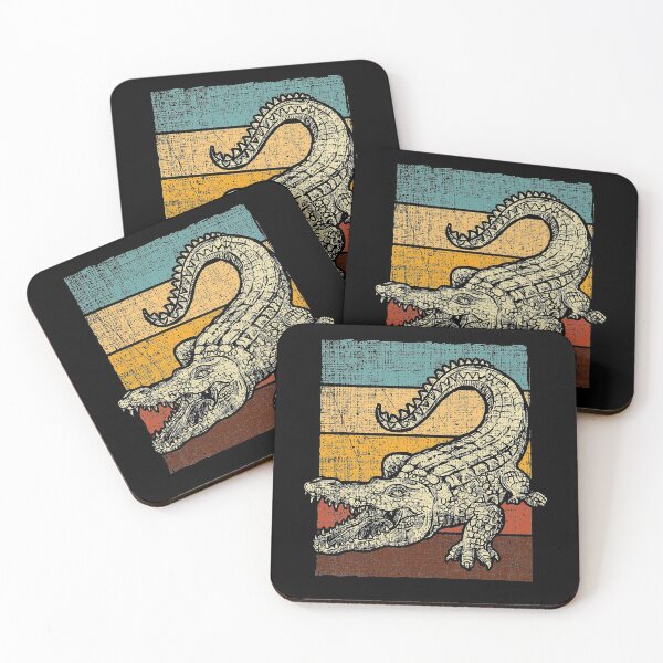 Item preview, Retro Vintage Alligator Gator Crocodile Zoo Animal Lover designed and sold by TheSpottedDogAp.