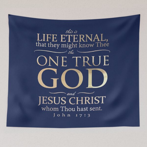 Item preview, This Is Life Eternal One True God Jesus Christ John 17 3  designed and sold by teenugs.