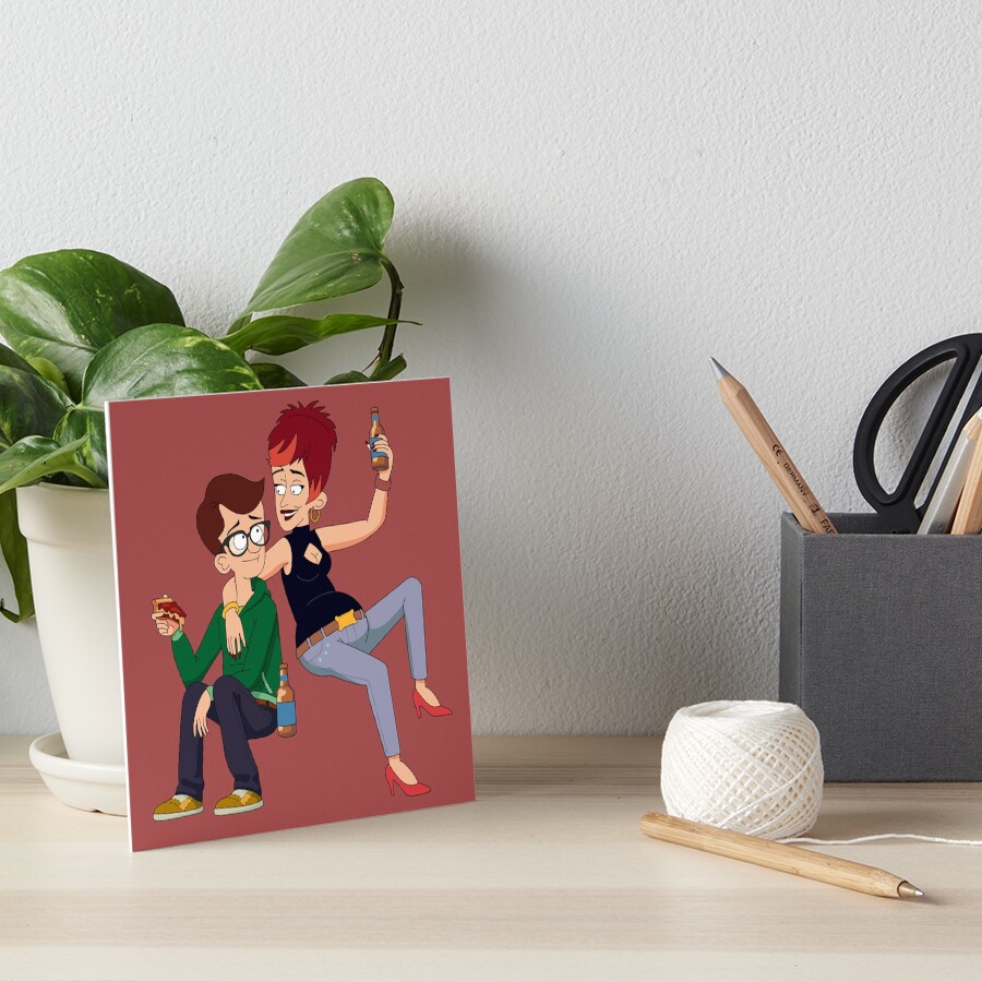 "Chicago Party Aunt Daniel and Diane" Art Board Print by onisam