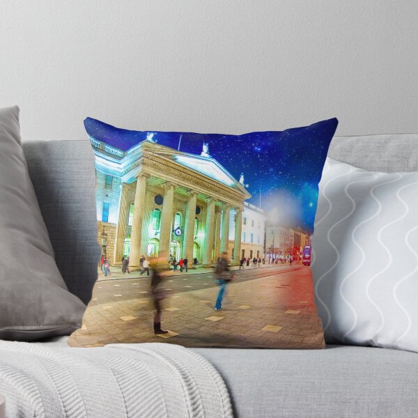 Item preview, O'Connell Street in Motion - Dublin at Night designed and sold by Mark Tisdale Art.