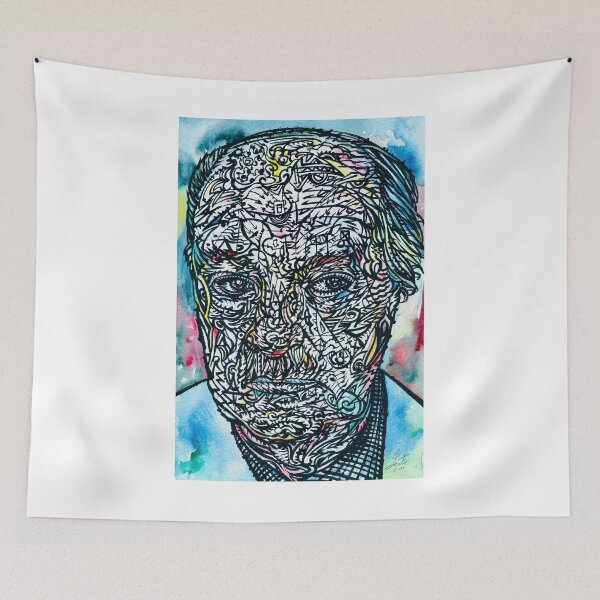 Item preview, NABOKOV VLADIMIR - watercolor and ink portrait designed and sold by lautir.