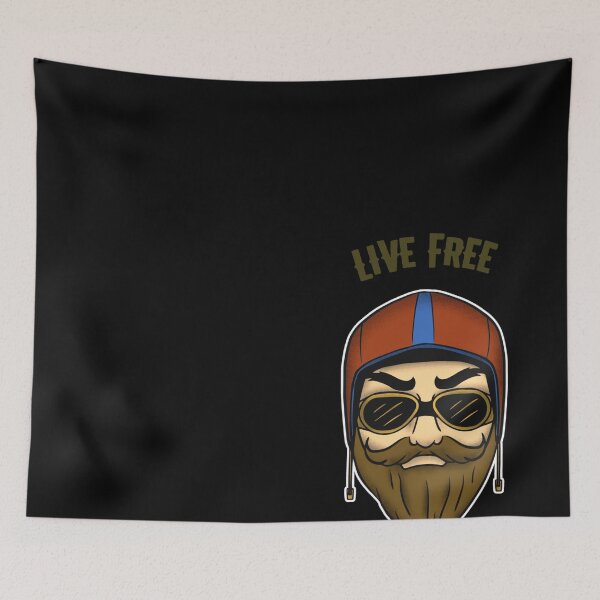 Item preview, live free helmet sticker for bikers| Motorcycle lovers designed and sold by ArtisticThings1.