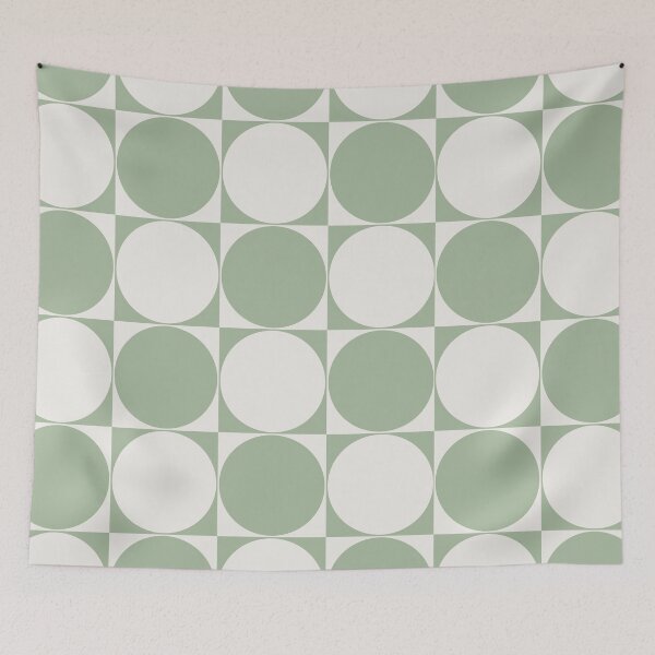 Item preview, Circle Checkerboard, Pastel Green designed and sold by brookemiller801.