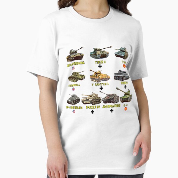 Item preview, TopTen Best WW2 Tanks M4 Sherman Panzer IV Tiger II T-34 designed and sold by Represent293.