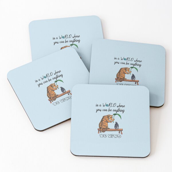 Item preview, In a World where you can be anything - Be kind Sticker designed and sold by ClaudiaSchulte.