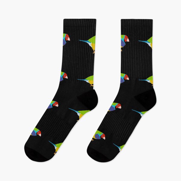 Item preview, Gouldian finch on Black designed and sold by Digitaldingo.
