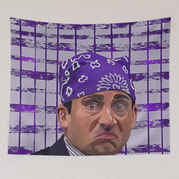 Item preview, Prison Mike - Steve carell - Painting designed and sold by artwithrod.