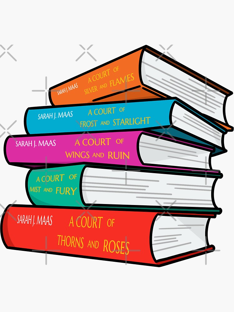 ACOTAR Book Stack Sticker – Southern Sussies LLC