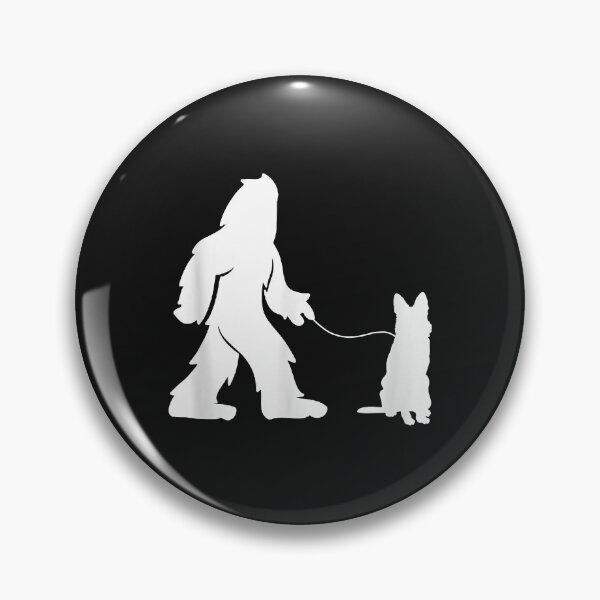 Artikelvorschau, Bigfoot Sasquatch Walking German Shepherd Dog Lovers Gift entworfen und verkauft von Lynette1241.