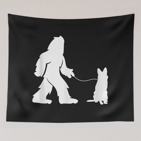 Item preview, Bigfoot Sasquatch Walking German Shepherd Dog Lovers Gift designed and sold by Lynette1241.