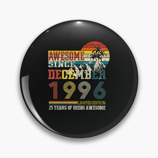 Item preview, 25 Years Old 25th Birthday Decoration Vintage december 1996 Gifts Classic T-Shirt designed and sold by SaraPorte.
