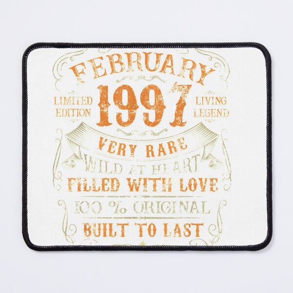 Item preview, February Vintage 1997 Limited 25 Years Old 25th Birthday T-Shirt designed and sold by VadasTobias.